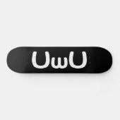 U Happy Anime Face Emoticon Persoonlijk Skateboard (Horizontaal)
