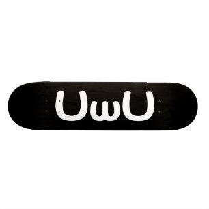 U Happy Anime Face Emoticon Persoonlijk Skateboard