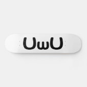 U Happy Anime Face Emoticon Persoonlijk Skateboard (Horizontaal)