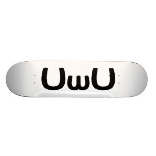 U Happy Anime Face Emoticon Persoonlijk Skateboard