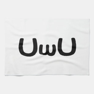 U Happy Anime Face Emoticon Theedoek