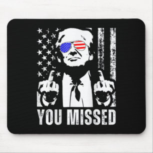 U hebt de Amerikaanse vlag van Trump 2024 gemist Muismat