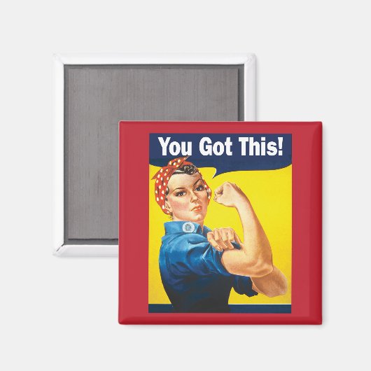 U hebt deze supportoplossing Rosie Magneet (Voorkant / Achterkant)