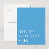 U hebt dit Inspirerend Briefkaart van het Citaat (Voorkant / Achterkant)