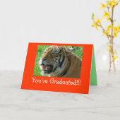 U hebt!! een diploma behaald! kaart (Gele Bloem)