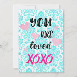 U HEBT EEN LOVED XOXO-Valentijnsdag Kaart