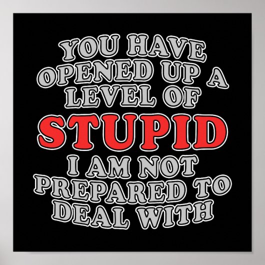 U hebt een niveau van stoutmoedigheid opengesteld poster (Voorkant)