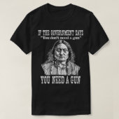 U hebt een Pistool nodig met Bull Pro2nd Amendment T-shirt (Design voorkant)