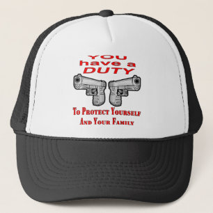 U hebt een Plicht om & Familie te beschermen Trucker Pet