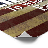 U hebt geen recht op wat ik heb verdiend poster (Hoek)