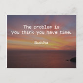 U hebt het Citaat van de Tijd Briefkaart (Voorkant)