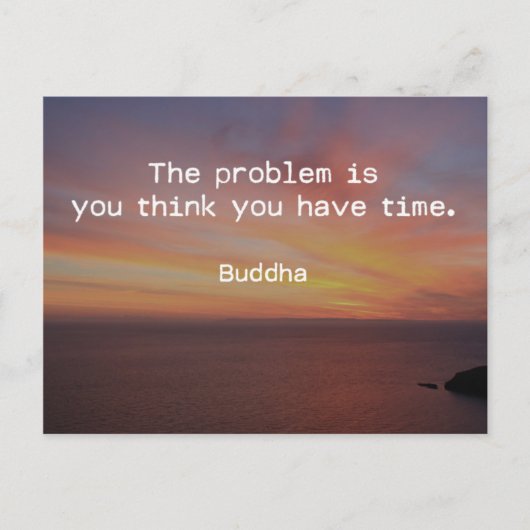 U hebt het Citaat van de Tijd Briefkaart (Voorkant)