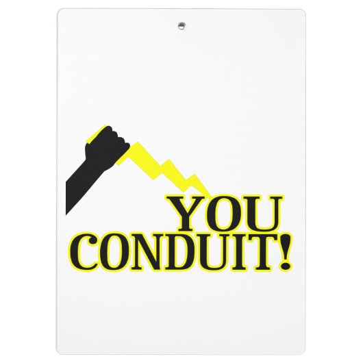 U hebt het klembord (Achterkant)