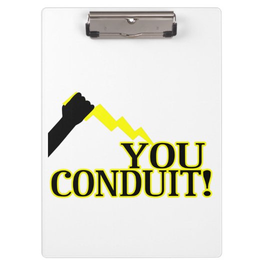 U hebt het klembord (Voorkant)