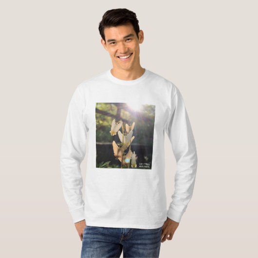 U hebt het licht om een lange hoes te zijn t-shirt (Voorkant volledig)