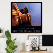 U hebt het recht om stilstaand Poster te behouden (Thuiskantoor)