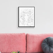 U hebt mij Premium Wrapped Canvas (glanzend) gekl Afdruk (Insitu (Woonkamer))