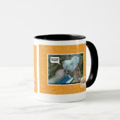 U hebt mijn gezicht ingeduwd! mok (Voorkant rechts)