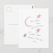 U hebt niet gemist wat voor u bedoeld was briefkaart (Voorkant / Achterkant)