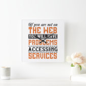 U hebt problemen met de toegang tot services vierkante klok (Huis)