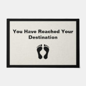 U hebt uw bestemmingsdeur bereikt deurmat (Voorkant)