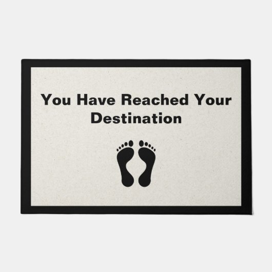 U hebt uw bestemmingsdeur bereikt deurmat (Voorkant)
