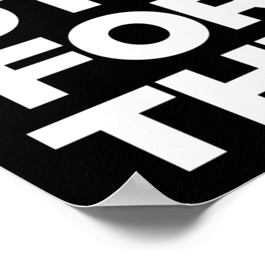 U hebt voor gestemd! poster (Hoek)