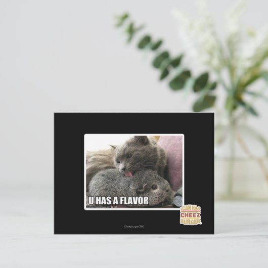 U HEEFT EEN SMAAK BRIEFKAART (Staand voorkant)