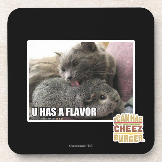 U HEEFT EEN VLAK DRANKJES ONDERZETTER (Voorkant)