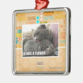 U HEEFT EEN VLAK METALEN ORNAMENT (Links)