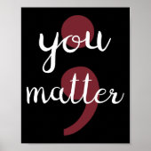 U heeft problemen met zelfmoordpreventie poster (Voorkant)