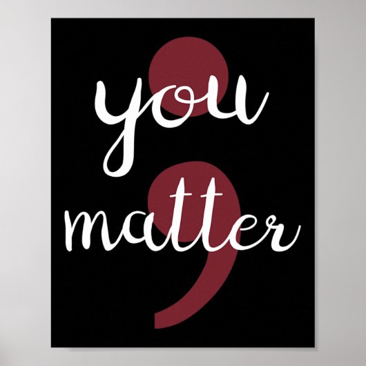 U heeft problemen met zelfmoordpreventie poster (Voorkant)