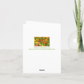 "U HELDERT MIJN WERELD" /ANNIVERSARY CARD/CELOSIA KAART (Achterkant)