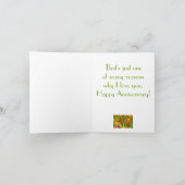 "U HELDERT MIJN WERELD" /ANNIVERSARY CARD/CELOSIA KAART (Binnen)