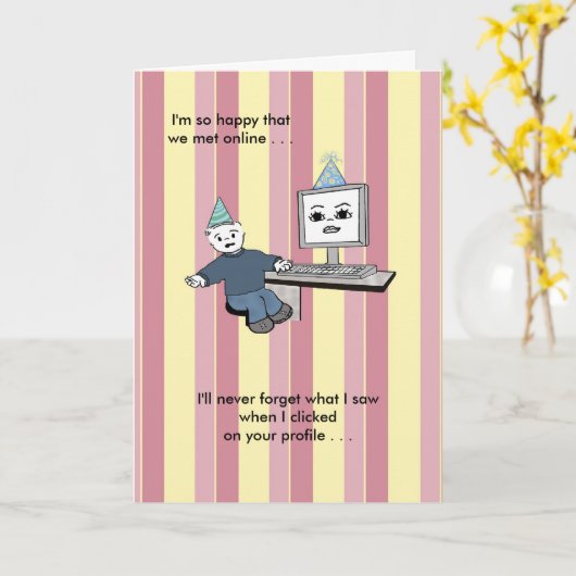 U heldert omhoog het Mijn Scherm op - Verjaardag Kaart (Gele Bloem)