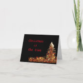 U HERINNERT U "IK BEN UW VRIEND" IN CHRISTMAS FEESTDAGEN KAART (Voorkant)