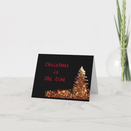 U HERINNERT U "IK BEN UW VRIEND" IN CHRISTMAS FEESTDAGEN KAART (Voorkant)