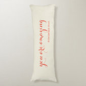 U herinnert zich dat citaat verbazingwekkend lichaamskussen (Voorkant Verticaal)