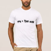 u > het man t-shirt (Voorkant)