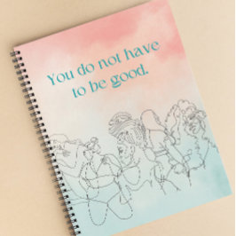 U hoeft niet goed doordacht te zijn en een pastbla notitieboek