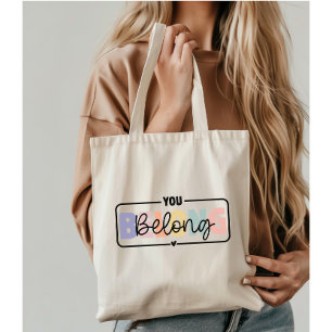 U hoort bij een citaat over geestelijke gezondheid tote bag