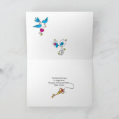 U houdt Key_Greeting Kaart (Binnen)