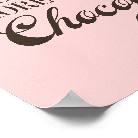 U houdt meer van uw Poster dan van Chocolate Valen (Hoek)