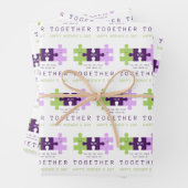 U houdt ons samen Moederdag-omslagpapier Inpakpapier Vel (In situ)