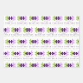 U houdt ons samen Moederdag-omslagpapier Inpakpapier Vel (Voorkant)