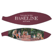 U houdt van de Baseline en de Achterfoto van Rood  Basketbal (Panelen)