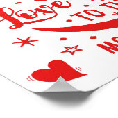 U houdt van de maan & het Achterste Poster past Na (Hoek)