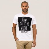 U ingaat de Notarische Zone Gepersonaliseerd Stad T-shirt (Voorkant volledig)