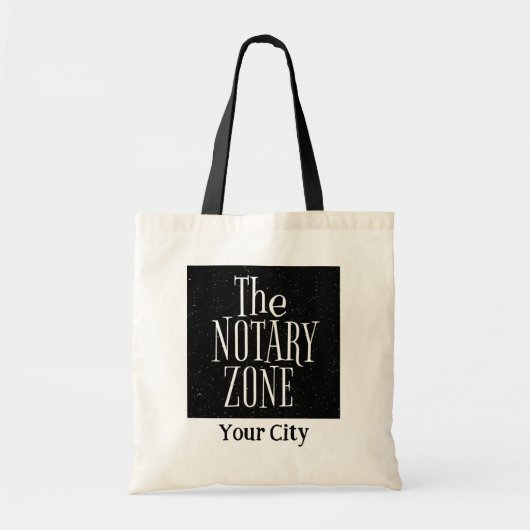 U ingaat de Notarische Zone Gepersonaliseerd Stad Tote Bag (Voorkant)