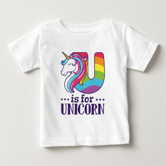 U is voor Unicorn Alphabet (Voorkant)
